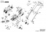 Bosch 3 600 HA6 201 Arm 37 Lawnmower 230 V / Eu Spare Parts